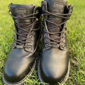 Coleman steel toe work boots